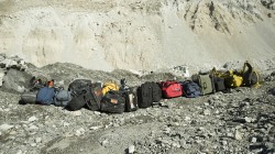Arriving at Everest Basecamp
